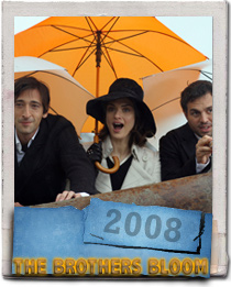 Rachel Weisz and Adrien Brody and Mark Ruffalo in the new Rian Johnson film The Brothers Bloom