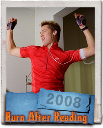 Brad Pitt in the Coen Brothers new film Burn After Reading