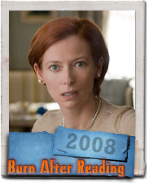 Tilda Swinton stars in the Coen Brothers new film Burn After Reading