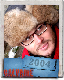 Fabrice Du Welz on the set of Calvaire