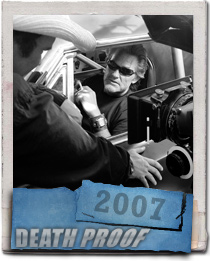 Quentin Tarantino directs Kurt Russell in Death Proof