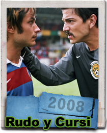 Diego Luna and Gael Garcia Bernal in Rudo y Cursi