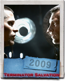 Christian Bale and Sam Worthington in Terminator Salvation
