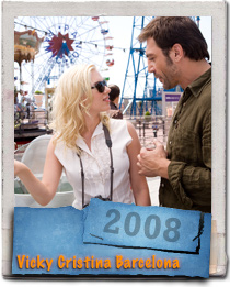 Scarlett Johansson and Javier Bardem in the 2008 Woody Allen film Vicky Cristina Barcelona