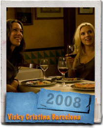 Rebecca Hall and Scarlett Johansson in the 2008 Woody Allen film Vicky Cristina Barcelona