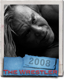 Mickey Rourke in the new Darren Aronofsky film The Wrestler